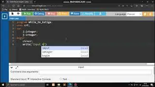 Penggunaan Struktur Kendali Perulangan While ... Do pada Pascal