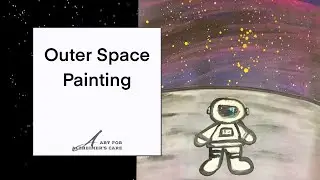 Make a Fun Painting Together for Space Day
