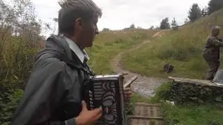 у ручья в пежме