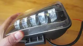 Обзор светодиодной не ослепляющей фары 50W