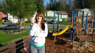Pregnant Hannah smokes at the park