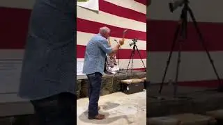 Guy bought a signed Taylor Swift guitar at a live auction for $4,000, only to destroy it…