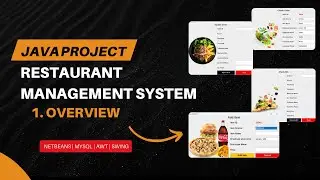 01 - Restaurant Management System Java Project | Java project | NetBeans MySQL Database Step by Step