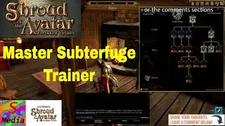 shroud of the avatar Birko Babbage the Master Subterfuge Trainer