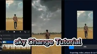 Sky Change Tutorial || VN App || New TikTok Trending Video