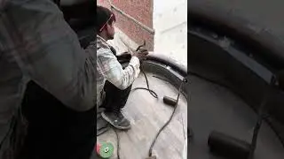 iron band pipe welding #trending #railing #shortsfeed #shortvideo #youtubeshorts #shorts #ytshorts
