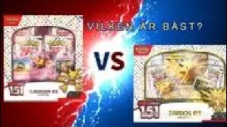 151 alakazam VS 151 zapdos ex box vilken är bäst ?!