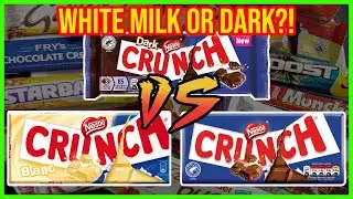 Nestlé Crunch - White, Milk, or Dark Vs Battle!