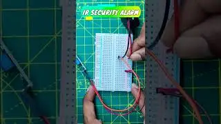 How to make IR Sensor Security Alarm.Subscribe for more videos
