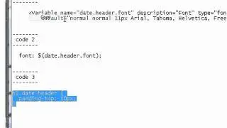 Change 'Date Header' Font & Position in 'Simple' Blogger Template