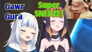 Gawr Gura Super Sneeze with MEMEs! 