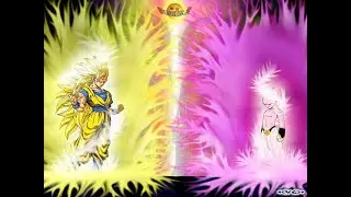 Goku vs kid Buu american english version full fight