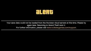 Fix GTA 5 Your save data could not be loaded from the Rockstar cloud servers at this time.(2024)