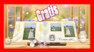 Plantilla SONY VEGAS 💖fotos comunion #09 (GRATIS )