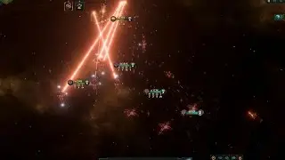 Xenophobic Fallen Empire vs Prethoryn Scourge - Stellaris