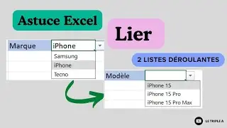 Créer un liste déroulante en cascade sur Excel