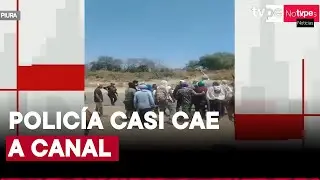 Piura: policías y agricultores se enfrentan por el agua en Sullana