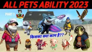 FreeFire All Pets Ability full Explain 2023 in Hindi || AR ROWDY 99 ✓