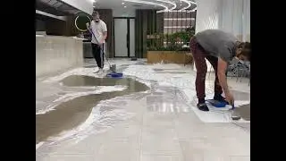 Трафаретный пол.