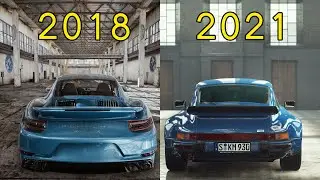 Car rendering effect comparison-Unreal Engine 4