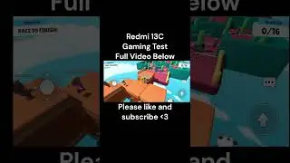 Redmi 13C Stumble Guys Gameplay Test #gaming #mobilegaming #stumbleguys