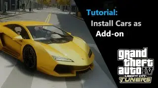 Tutorial: How to install Cars as add-on for GTA IV (cars with tuning and moving steering wheel)