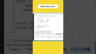 How to add element/items in Dictionary  - Python | Learning Section