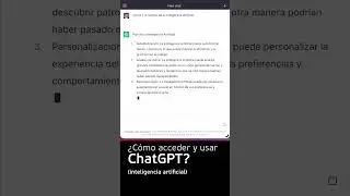 Cómo acceder y usar ChatGPT