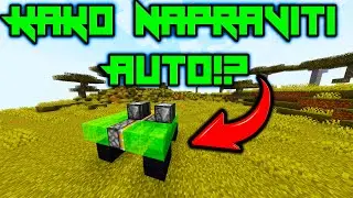 Kako Napraviti AUTO u MINECRAFTU!?