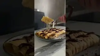 Блинчики с творогом на завтрак🥞 #shortvideo #shorts #завтрак #блины #блинчикистворогом #breakfast