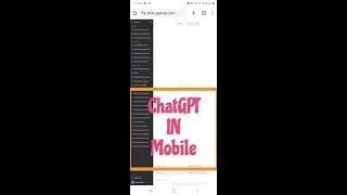 ChatGpt मोबाइल में कैसे चलाऐं ? How to use ChatGPT in Mobile?Pending for signature