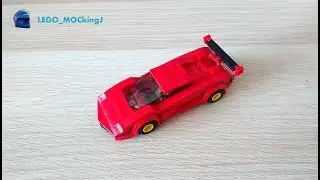 LEGO Lamborghini Diablo instructions (MOC #6)