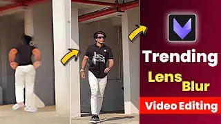 How To Add Lens Blur Effect In Video | Instagram Reels Trending Blur Effect Video Editing App 2023