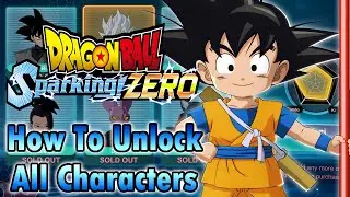 How To Unlock ALL Charcters & Outfits In Dragon Ball Sparking Zero