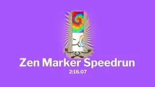 Find The Markers | Zen Marker Speedrun | 2:18.07