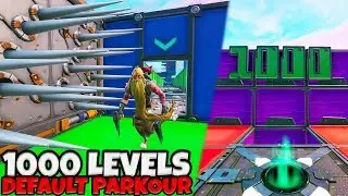 1000 LEVELS DEFAULT PARKOUR! - Fortnite met Vincent