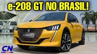 Novo Peugeot e-208 GT 2022| O Melhor 100% Elétrico Do Brasil?