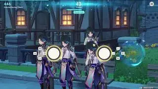 4 Xiao user join the Windblume Festival - Genshin Impact 