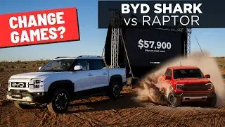 2025 BYD Shark vs Ford Ranger Raptor: Comparison