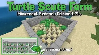 CARA MEMBUAT TURTLE SCUTE FARM ! | MINECRAFT BEDROCK EDITION 1.21+
