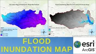 ArcGIS T9: How To Convert Vertical Unit of DEM and Generate Flood Inundation Map From Raster