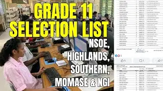 Grade 11 Selection List for 2025 PDF (UPDATE)