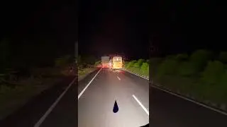 NIGHT DRIVING VOLVO BUS #shorts