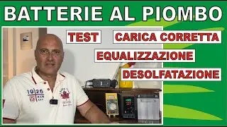 MANUTENZIONE BATTERIE AL PIOMBO #fotovoltaico #automobile