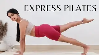 20 min EXPRESS PILATES Workout | At-Home Mat Pilates (No Equipment)