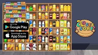 Closet Sort: Sorting Games : Gameplay Walkthrough | IOS, Android