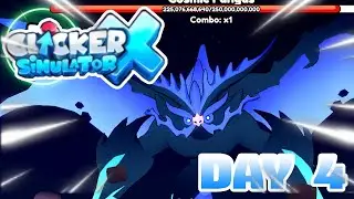 Clicker Simulator X! Beating The Boss!!