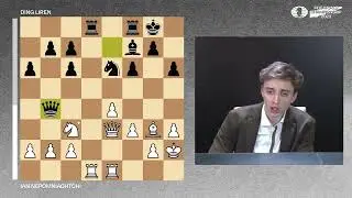 GM Daniil Dubov analyzes Game 1 - Nepomniachtchi vs Ding