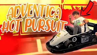 Adventica Hot Pursuit.  Armandas driving skills.  Mini cart