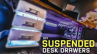 You’ve NEVER Seen These Before… | DIY Suspended Desk Drawers